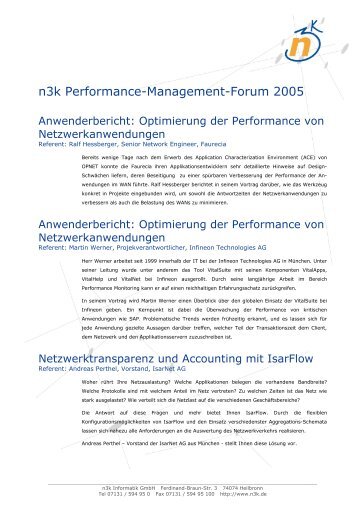Programm - n3k Informatik GmbH
