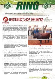 HARTEBEESTLOOP BONSMARA - Agra