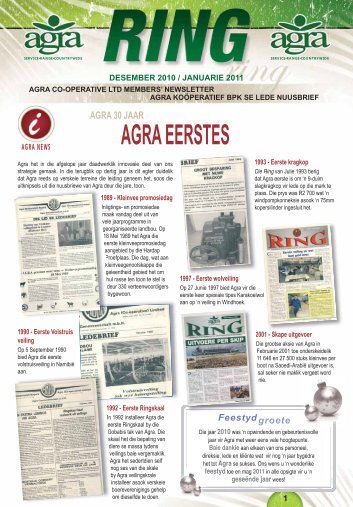 AGRA EERSTES