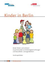 Kinder in Berlin - ein Handlungsleitfaden - Berlin.de