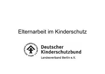 Elternarbeit im Kinderschutz, Sabine Bresche, Kinderschutzbund