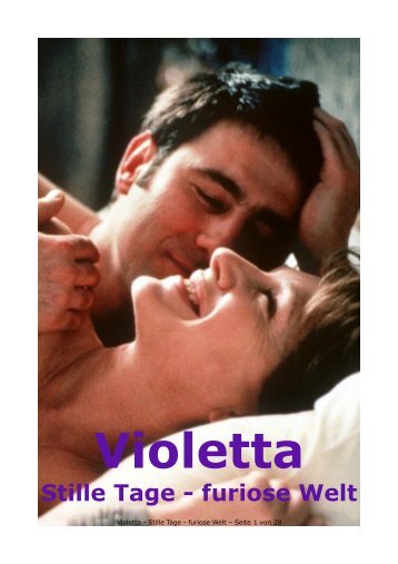 Violetta Stille Tage Furiose Welt