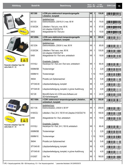 Preisliste 2011/2012 - Putty + Gausmann GmbH