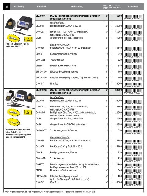 Preisliste 2011/2012 - Putty + Gausmann GmbH