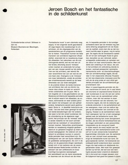 Jeroen Bosch en het fantastische in de schilderkunst - Tento.be