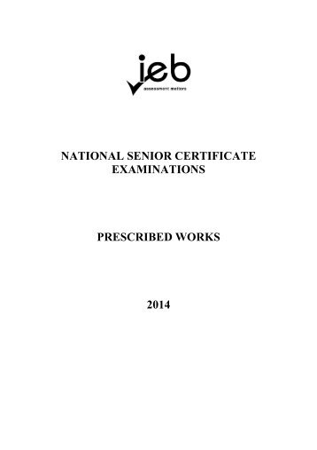 national senior certificate examinations ... - SeiKlo Publishers