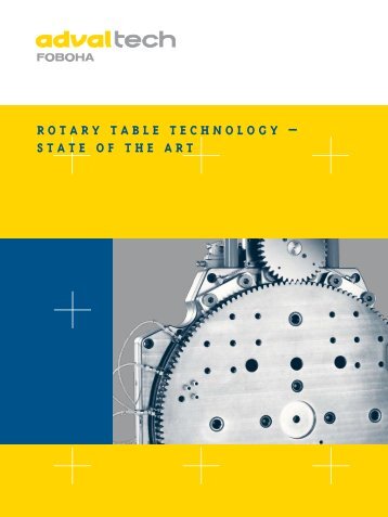 Rotary table technology (pdf)