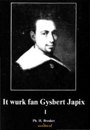 It wurk fan Gysbert Japix - Tresoar