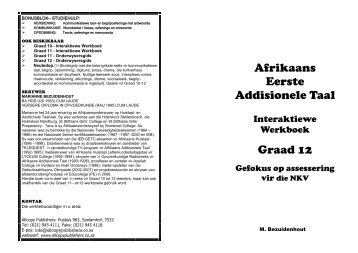 Afrikaans Eerste Addisionele Taal Graad 12 - Allcopypublishers.co.za