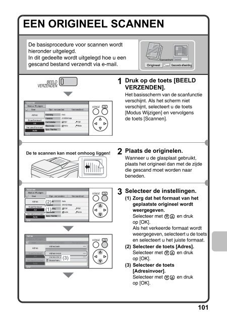MX-C310/C380/C400 Operation-Manual Quick-Guide NL - Sharp