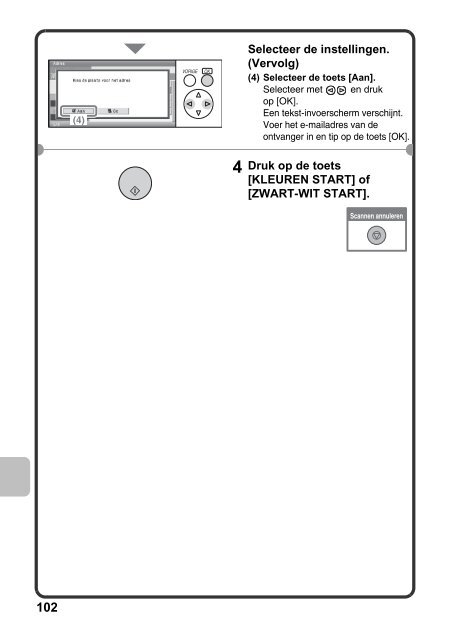 MX-C310/C380/C400 Operation-Manual Quick-Guide NL - Sharp