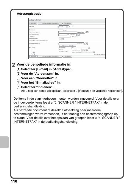 MX-C310/C380/C400 Operation-Manual Quick-Guide NL - Sharp