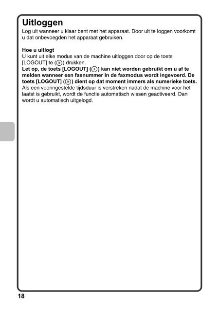 MX-C310/C380/C400 Operation-Manual Quick-Guide NL - Sharp