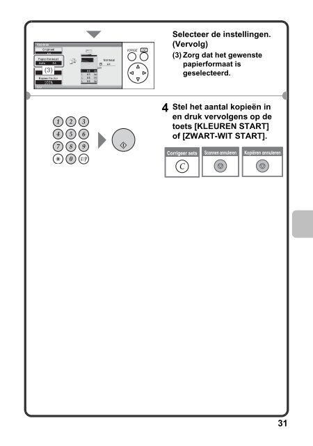 MX-C310/C380/C400 Operation-Manual Quick-Guide NL - Sharp