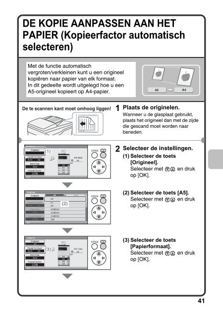 MX-C310/C380/C400 Operation-Manual Quick-Guide NL - Sharp