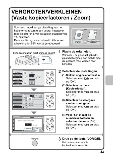 MX-C310/C380/C400 Operation-Manual Quick-Guide NL - Sharp