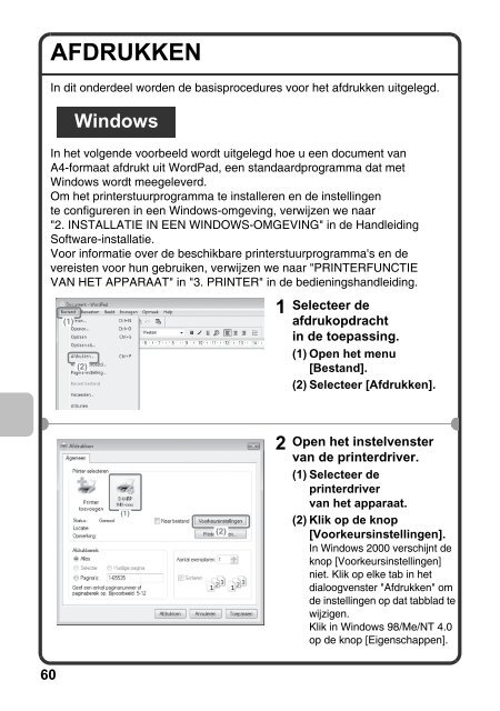 MX-C310/C380/C400 Operation-Manual Quick-Guide NL - Sharp