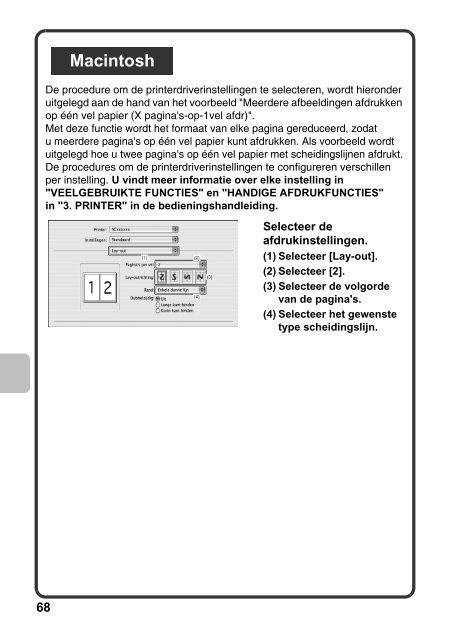 MX-C310/C380/C400 Operation-Manual Quick-Guide NL - Sharp