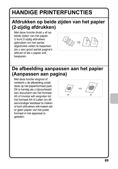 MX-C310/C380/C400 Operation-Manual Quick-Guide NL - Sharp