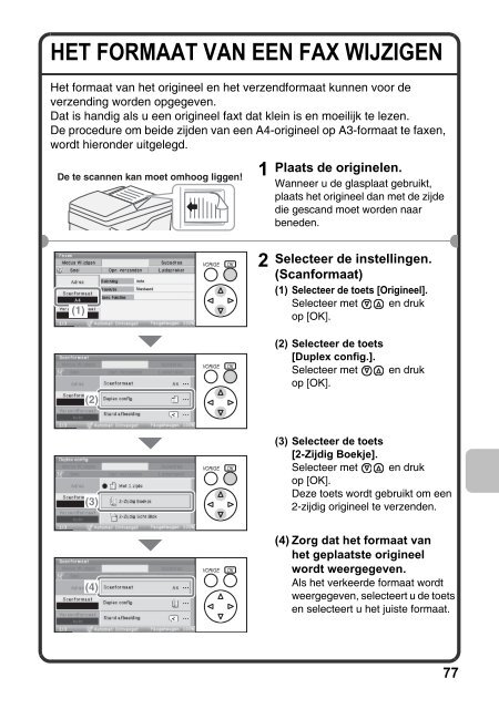 MX-C310/C380/C400 Operation-Manual Quick-Guide NL - Sharp