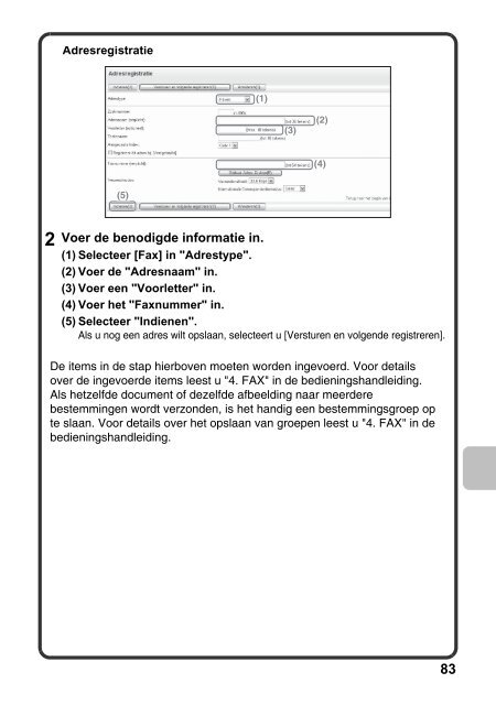 MX-C310/C380/C400 Operation-Manual Quick-Guide NL - Sharp