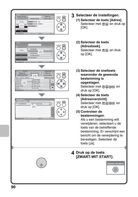 MX-C310/C380/C400 Operation-Manual Quick-Guide NL - Sharp