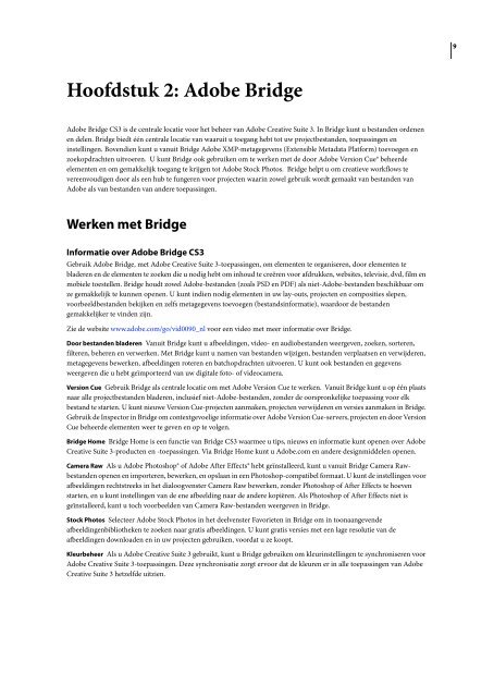 Bridge/Version Cue - Adobe