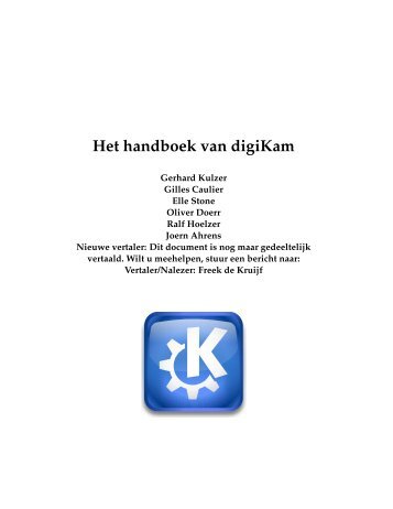 Het handboek van digiKam - KDE Documentation