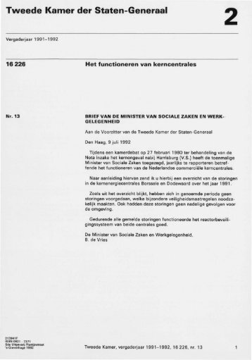 Storingen Dodewaard & Borssele 1991 [+PDF] - Laka