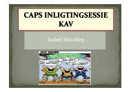 CAPS INLIGTINGSESSIE KAV - Laerskool Helderkruin