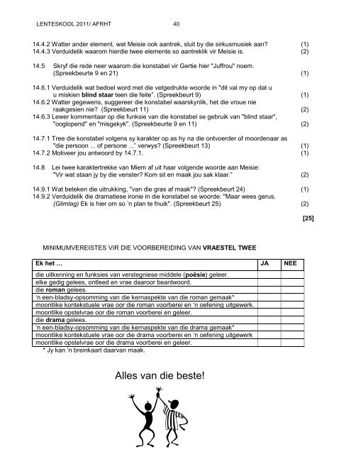 LENTESKOOL AFRIKAANS HUISTAAL GRAAD 12 2011