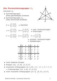 Die Permutationsgruppe P3