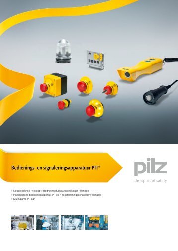 Bedienings- en signaleringsapparatuur PIT® - bestellen.pilz.nl - Pilz ...