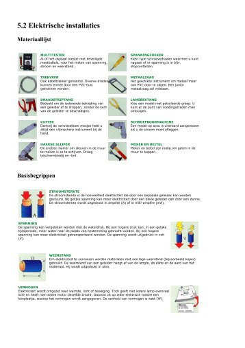 5.2 Elektrische installaties - Brico