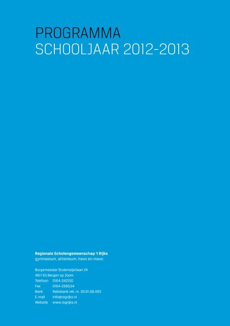 SchoolgidS 2012-2013 - t Rijks