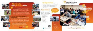 Brochure vwo - Sondervick College