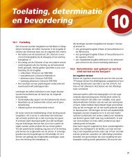 Toelating, determinatie en bevordering - Beatrix College