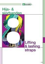 Lifting & lashing straps Hijs- & sjorbanden - Eurocable