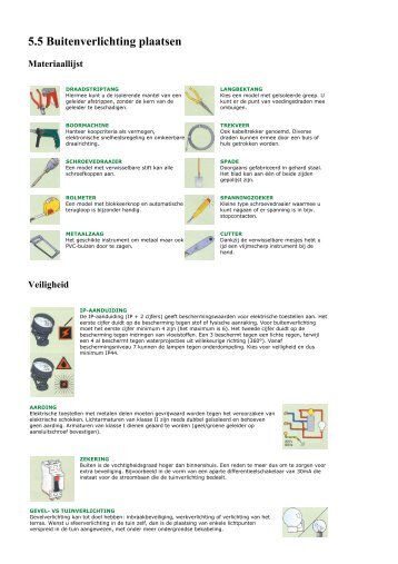5.5 Buitenverlichting plaatsen - Brico