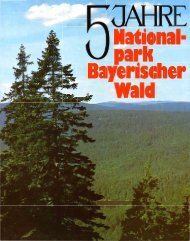 Festschrift - Nationalpark Bayerischer Wald