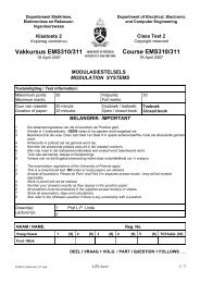 Vakkursus EMS310/311 Course EMS310/311 - Electrical, Electronic ...