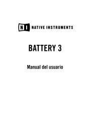 BATTERY 3 - Native Instruments