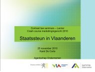 Staatssteun in Vlaanderen - Contrast :::. Law Seminars