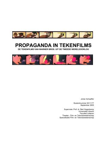 PROPAGANDA IN TEKENFILMS - E-thesis