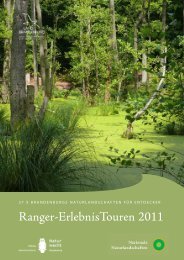 Ranger-ErlebnisTouren 2011 - Naturwacht Brandenburg