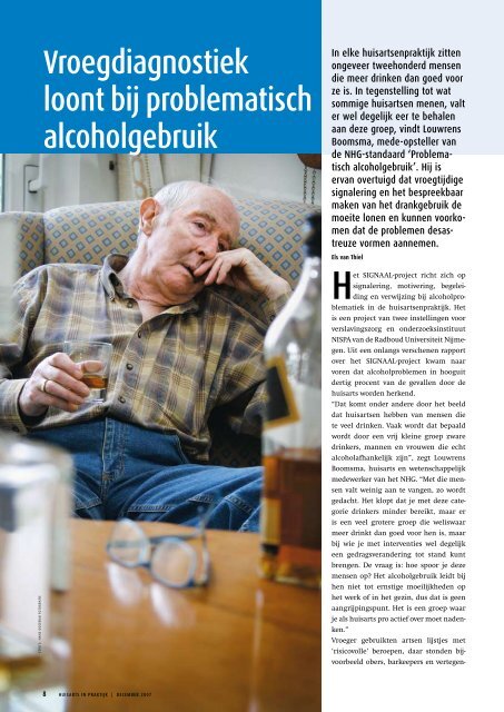 probleemdrinker beter in beeld - Landelijke Huisartsen Vereniging