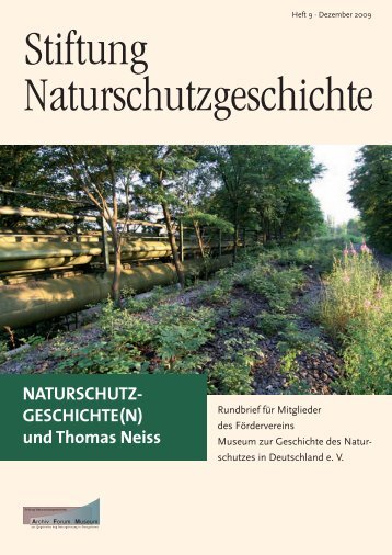 PDF des Rundbriefs 2009 - Stiftung Naturschutzgeschichte