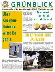 Umweltblatt Nr. 50, Ausgabe September 02 - Naturschutzstation ...