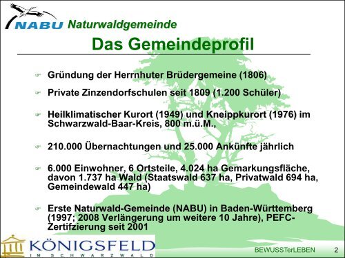 Koenigsfeld NABU Naturwaldgemeinde, F.Link - Naturschutztage ...