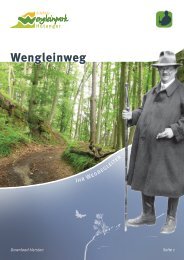 Wegbegleiter Wengleinweg - Naturschutzzentrum Wengleinpark eV